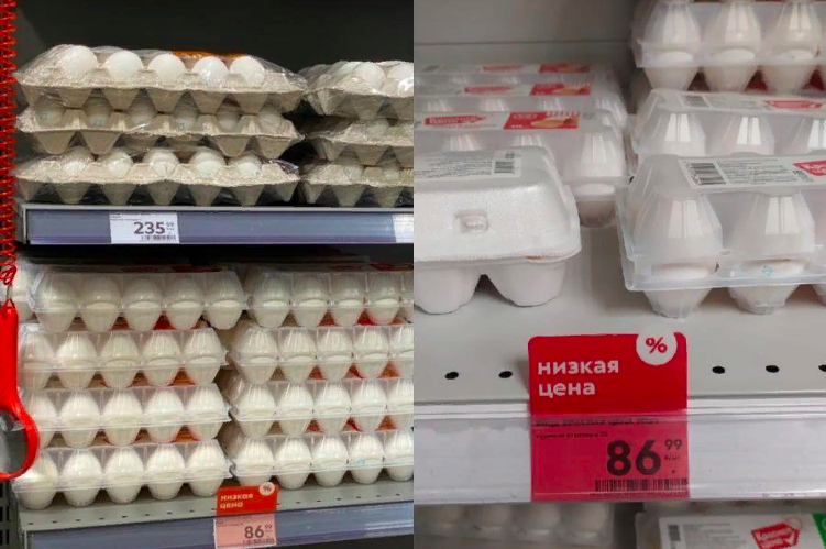 Фото В Новосибирске магазины не стали поднимать цены на яйца к Пасхе 2